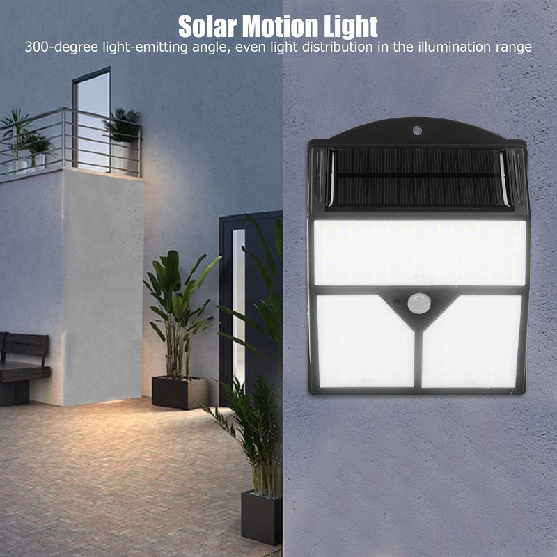 Solar Power Light Motion LED Sensor Wall Lamp Induction Eaves