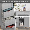 COSTWAY Bathroom Storage Cabinet, Wooden Storage Organizer with 4 Deep