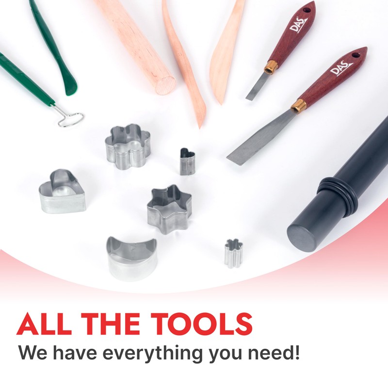 DAS DAS White 1 kg Air Hardening Modelling Clay, Non