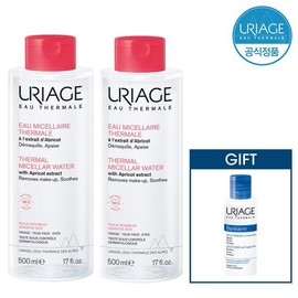 Uriage [Duo] Micellar Cleansing Water Sensitive 500ml x2 +GIFT / 유리아쥬 [듀오]  미셀라 클렌징 워터 센서티브 500ml x2 +GIFT