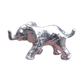 Elephant Figurine, Elephant Miniature, Animal Figurines, Elephant Gifts, Handcast in Fine Pewter by William Sturt