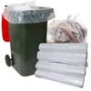 Strong Clear Wheelie Bin Liners Heavy Duty Rubbish Sacks for