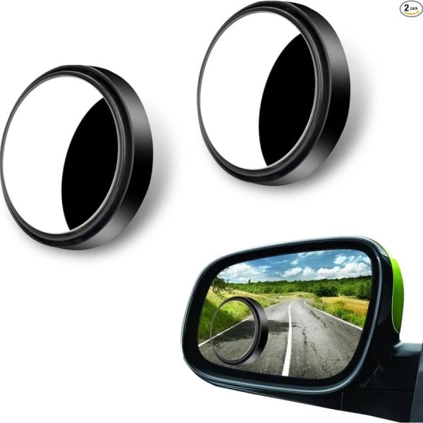 NoBrand 2 PCS Car Blind Spot Mirror, 2.17" x 0.67"