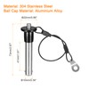 sourcing map Ball Locking Pins, 304 Stainless Steel Grip Push-Button
