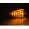 2pcs Black LED Turn Signals Lights Blinkers For 2008 Buell