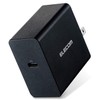 Elecom ACDC-PD0745BK AC Charger, AC Adapter, USB PD, 45W Output,