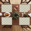 BOTB LIHM Christmas Tree Green Winter Xmas Cloth Placemats Set