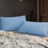 BEDSUM Microfiber Queen Pillowcases Set of 2, Soft Wrinkle Resistant
