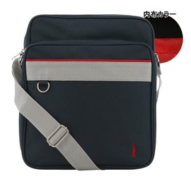 East Boy 3209079 Women's Shoulder Bag, School Bag, Stylish, School, Large Capacity, Girls, Students, Club Activities, Vertical, Yokohama Type, Yokohama Type, 10, Red