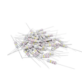 Innfeeltech 50 Pcs 2W 5% Tolerance 220K Ohm Carbon Film Resistor Resistance for DIY Project and Experiments