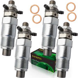 DAVRPES 4Pcs Diesel Fuel Injectors For Bobcat Excavator Kubota Tractor Kubota Engine D1402 V1100 V1902 D750 D850 D950 D1302 V1702 V1512 Replace#3974254｜15271-53020｜15221-53140｜15221-53200