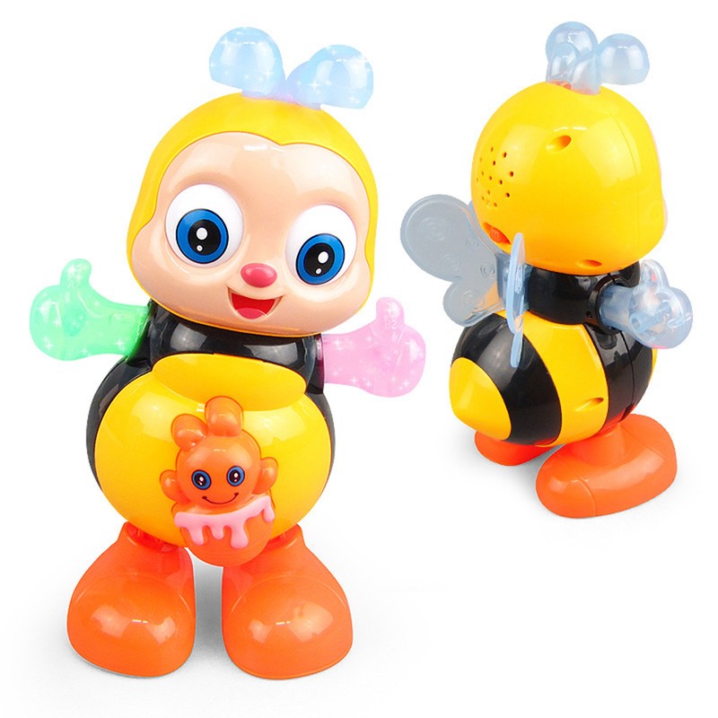 Dancing Singing Toy Electric Light Cute Cartoon Bee Appearance Interesting