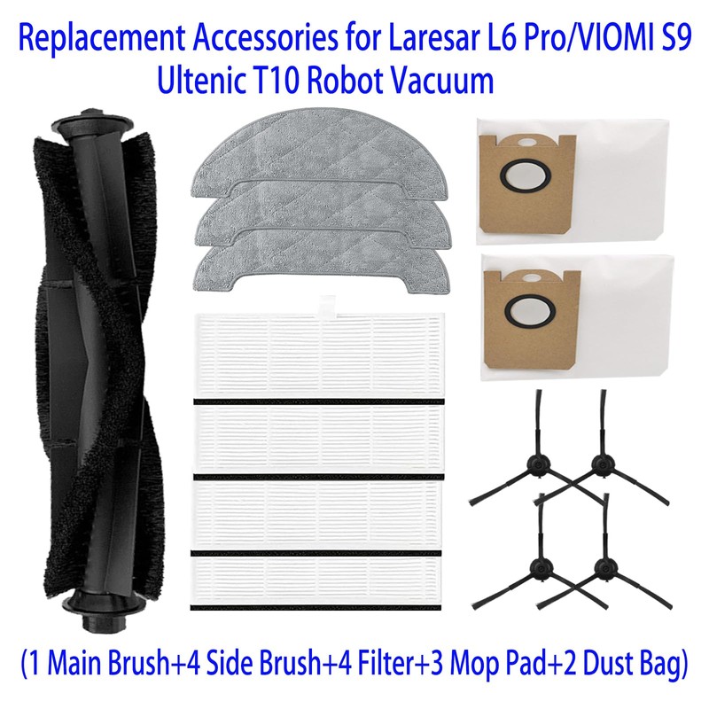 Replacement Accessories Set for Laresar L6 Pro/VIOMI S9 / Ultenic
