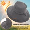 EINSKEY UPF 50+ Women's Sun Hat, Waterproof Wide Brim Bucket