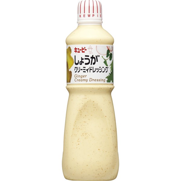Kewpie Ginger Creamy Dressing, 33.8 fl oz (1000 ml) (Commercial Use)