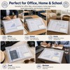 10 Pack Clear Folders for Documents Plastic Folders with Label