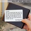 XGAKWD Dad Gifts from Daughter, Engraved Wallet Inserts for Father