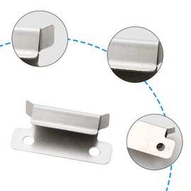 GLADFRESIT 8Pcs 3D Printer Bed Clips, 7mm Heated Glass Bed Clips Clamps for Ender 3 V2, Ender 3S, Ender 5 Pro, CR-20 PRO, CR-10S Pro