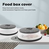 Microwave Plate Cover 10.5" Round Vented Collapsible Splatter Proof With