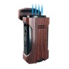 Visol Rhino 2.0 Wood Quad Flame Butane Torch Refillable Gas