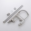 LOPOO Kitchen Faucet with Pull Down Sprayer, Brushed Nickel Finish,
