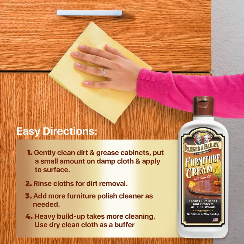 Parker & Bailey Furniture Cream - Multisurface Wood Cleaner and
