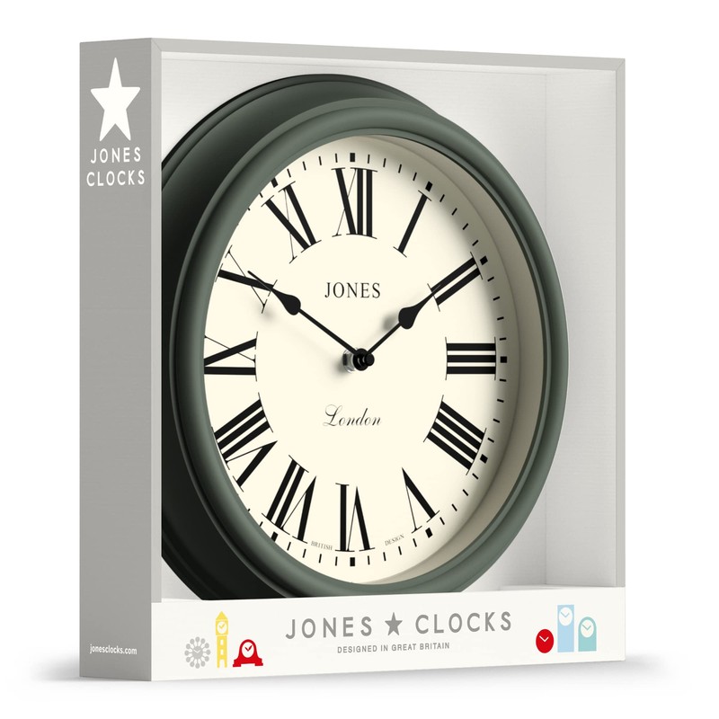 Jones Clocks® Venetian Wall Clock - Round Wall Clock -