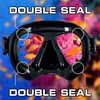 Reef Tourer Adult Single-Window Mask & Snorkel Combo Set, Black/Metallic