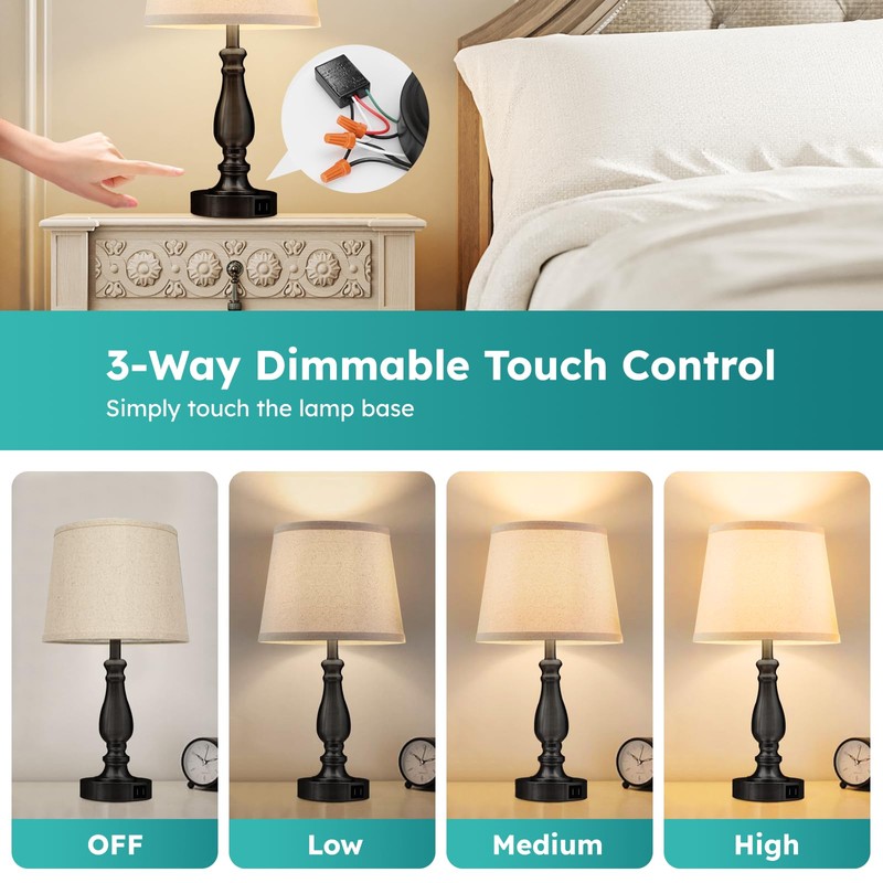 Touch Lamp Control Module 3 Way Dimmable Touch Lamp Sensor