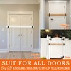 2x4 Door Barricade Brackets Heavy Duty Upgraded Door Bar Holder
