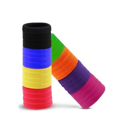 AKIDO 50 PCS Multicolor Hair Ties for Women Girls, Seamless Thick Hair Band, Elastic Hair Ties Accessories No Damage Ponytail Holder For Women (50 Pcs)