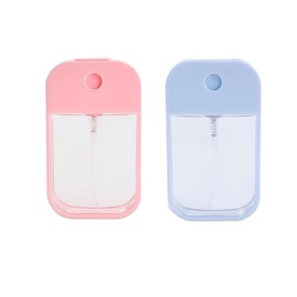 OUDQFCJ 2 Stück Wiederverwendbar Mini Feinnebel Sprühflaschen für Parfüm, Körperpflege Flüssigkeit, Kosmetik (45ml)