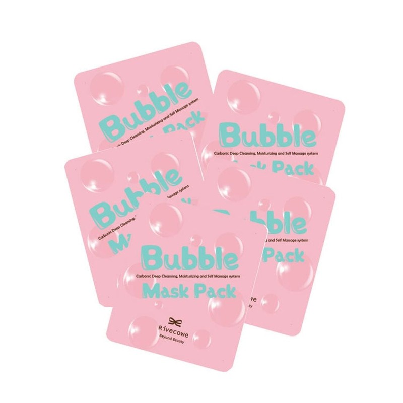 hbcommerce5 Livkoi Bubble 5-Piece Cleansing Mask Pack