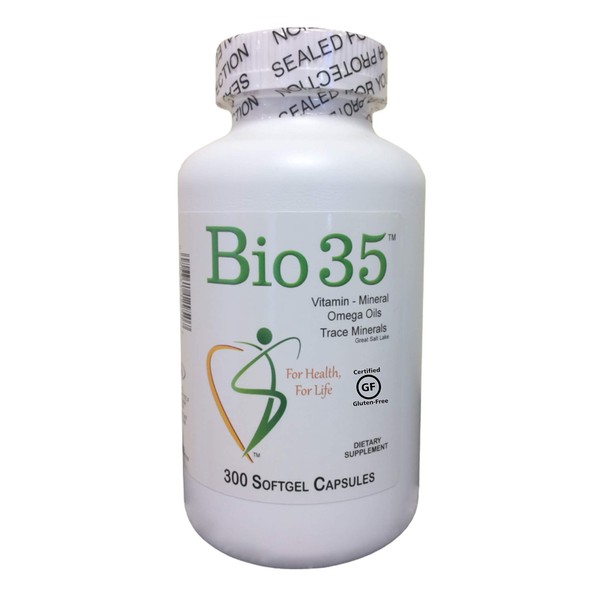Bio-35 / 300 sg - Vitamin / Mineral - Stress & Fatigue Formula with Omega Oils and Key Trace Minerals
