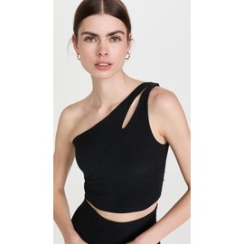 Beyond Yoga Women's Spacedye Lost Your Mind Cropped Tank, Darkest Night, XL