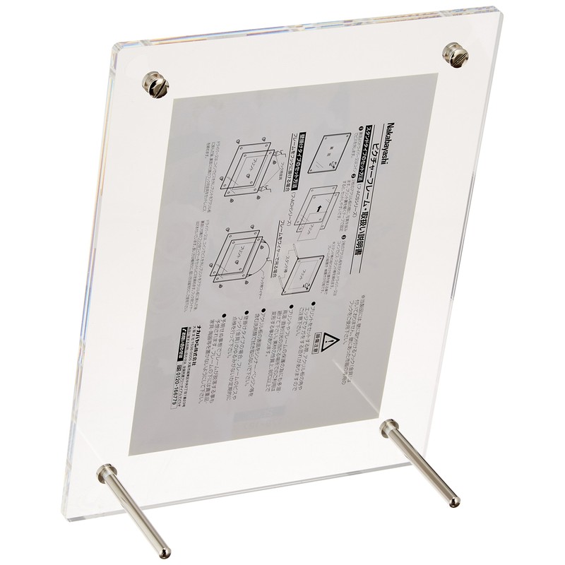 NAKABAYASHI アクリル製 ピクチャーフレーム スタンドタイプ 2L判用 フ-ACS-2L