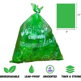Baby Diaper Disposable Bags Biodegradable 11 Refill Rolls with Dispenser (198 Bags) Diaper Sacks Disposable Dog Poop Waste Bags Cat Litter Clump & Poop Bag Sanitary Pad Waste Bags (198 Bags)