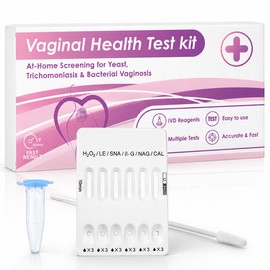 6-in-1 At-Home Vaginal Health Test Kit – Private Health Balance Screening for Women, Quick 10-Minute Results, 1 Pack