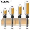 XDENGP 4 PCS Pattern Flush Trim Router Bit Set 1/4