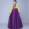 XINFU Women's Korean Traditional Hanbok Sets Long Sleeve Colorful Cosplay