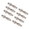 50Pcs Banana Plugs Hex Thread High Accuracy Good Transmission Performance