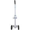 Resone Lightweight Single Oxygen Tank Cart, Adjustable Handle, Durable Powder-Coated