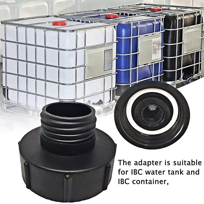 TOP-VIGOR IBC Tank Adapter Plastic Hose Tap Connector S100 x