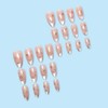 24 Pcs Press on Nails Short Almond Nail Tips,YEFIUO Cat's