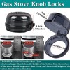 7pack Gas Stove Knob Locks Oven Lock Child Safety Stove