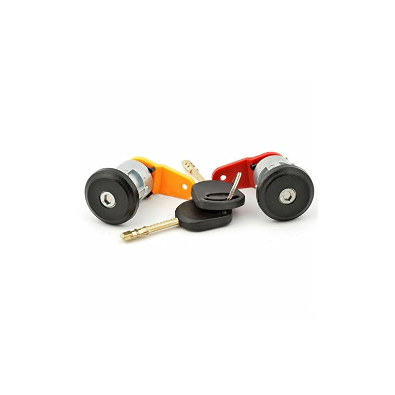Front Left & Right Door Lock Barrels With Keys For