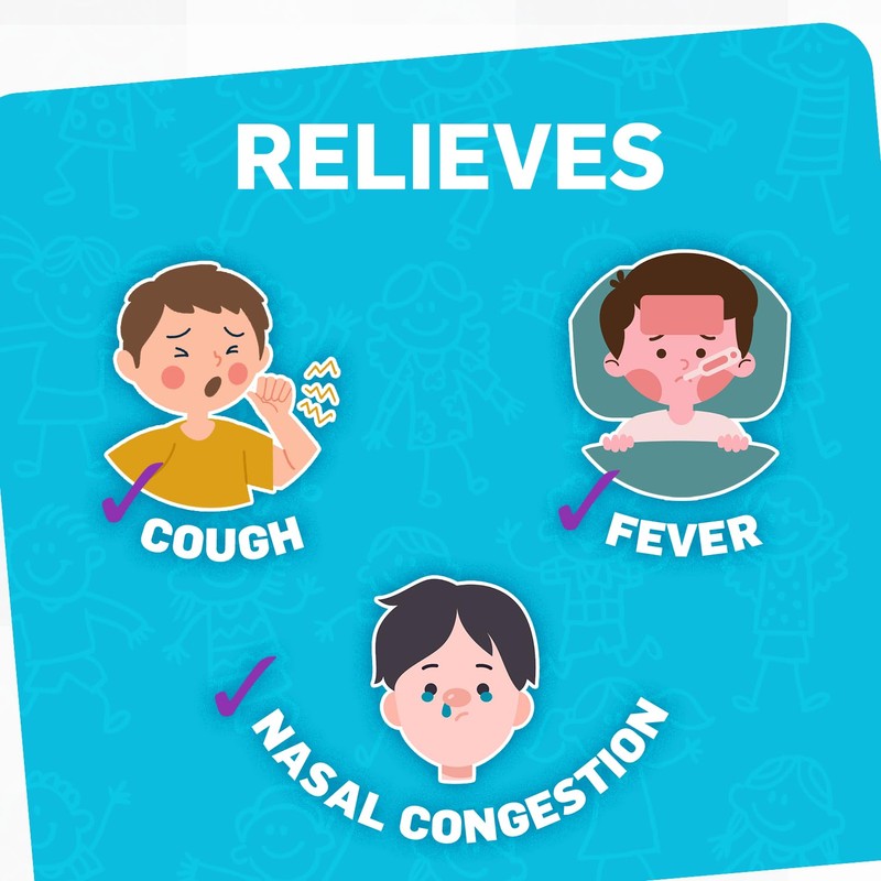 TUKOL - Children's Cold & Fever Relief LIQ Berry 4