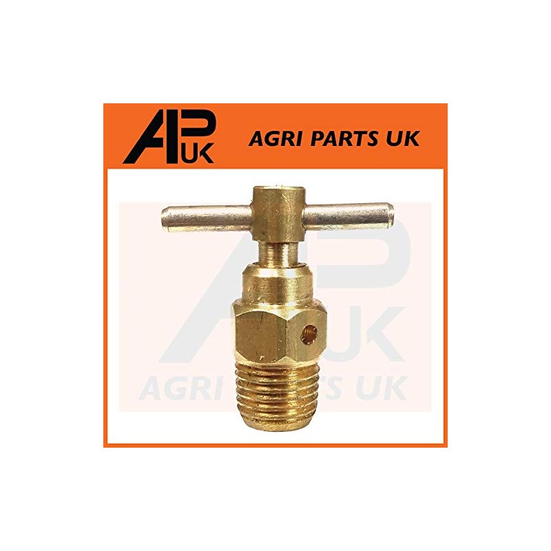 APUK 1/4" Radiator Drain Tap Cock Replacement for Massey Ferguson