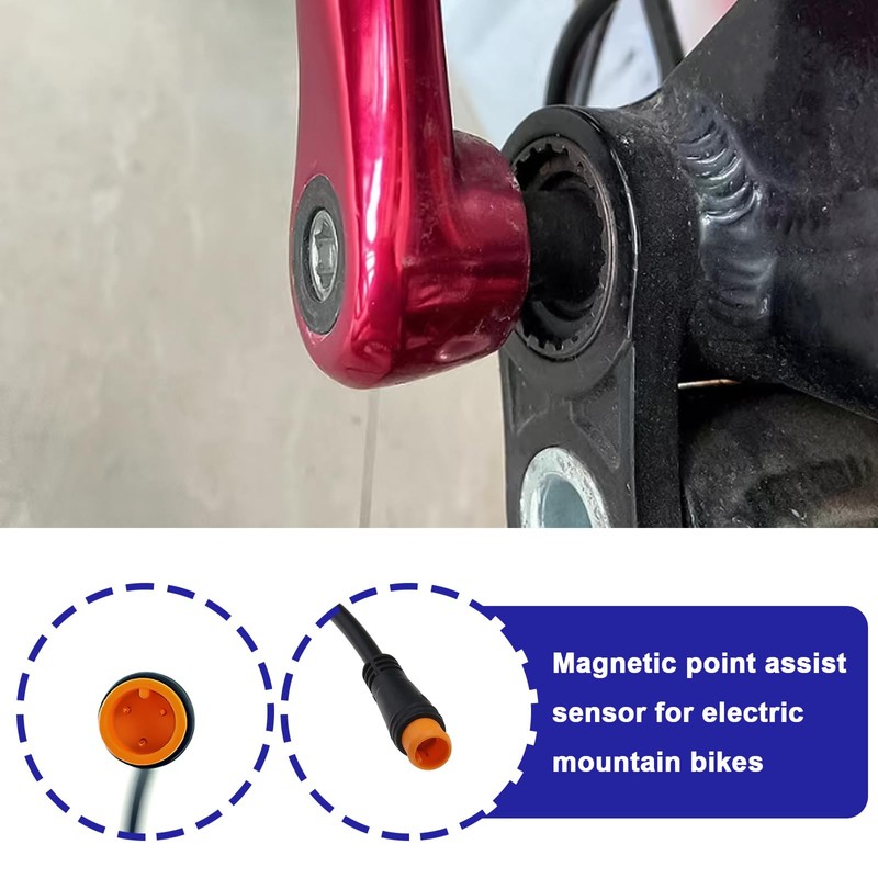 SG Store Electric Bicycle Pedal Assist Sensor KT-V12L Left Crank
