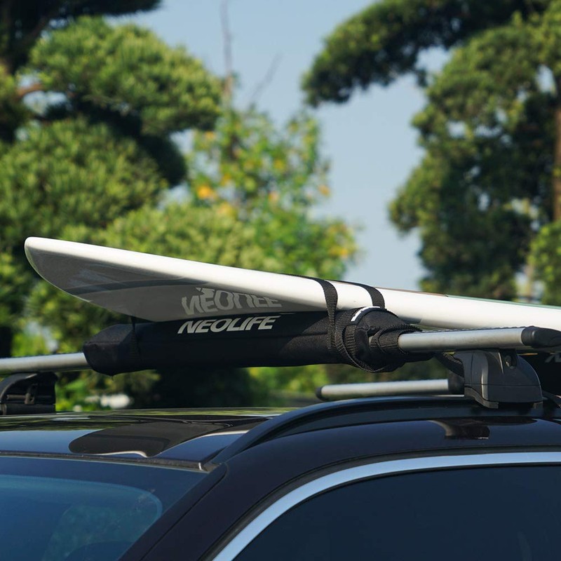WONITAGO Soft Roof Rack Pads with Two 15 Ft Tie